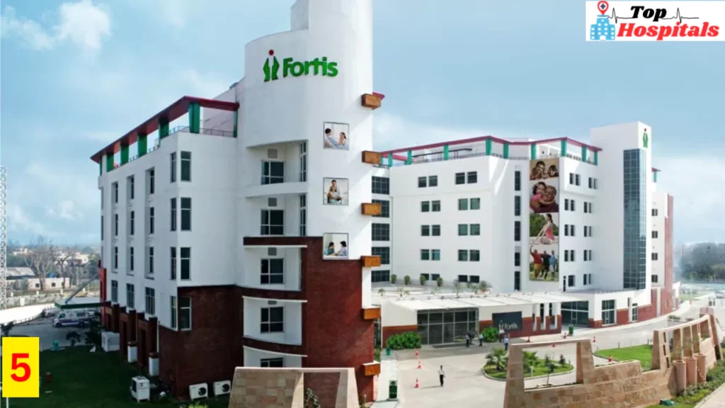 5. Fortis Hospital, Shalimar Bagh, New Delhi